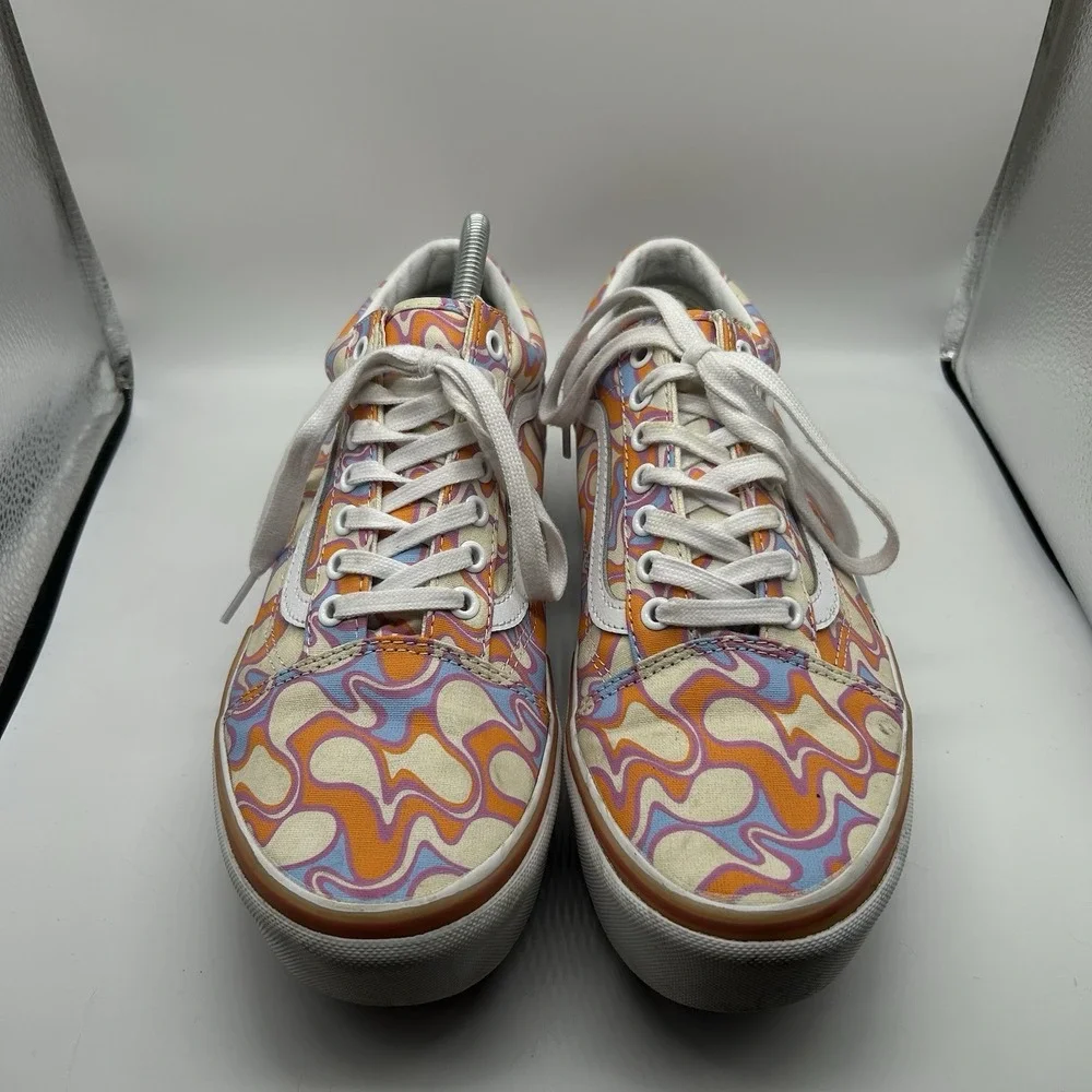 Vans UV Activated Old Skool Stacked Peace Women's 10 Men's 8.5 Platform Sneakers